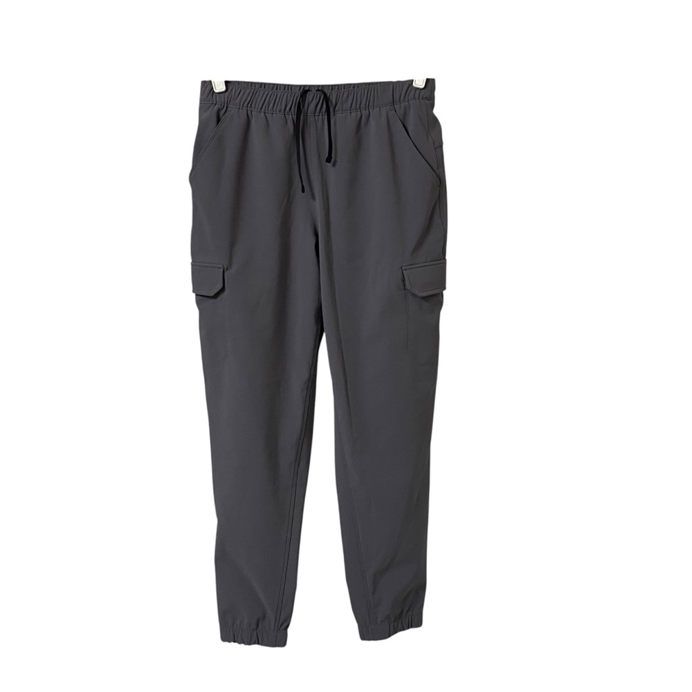 Eddie Bauer gray stretch waist insulated outdoor hiking travel joggers pants 6